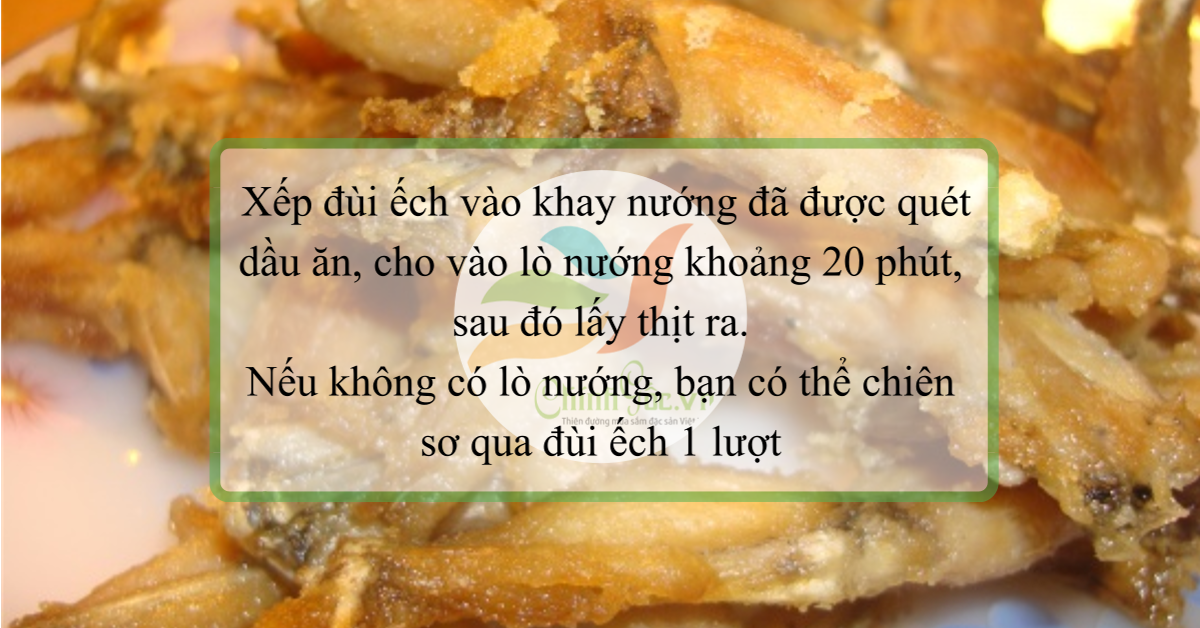 cach lam dui ech chien bo